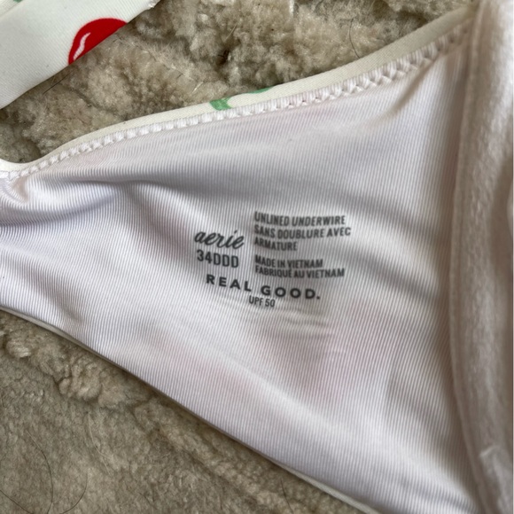 Aerie Cherry Print Bikini Set Size M/34DDD NWT - Picture 7 of 8